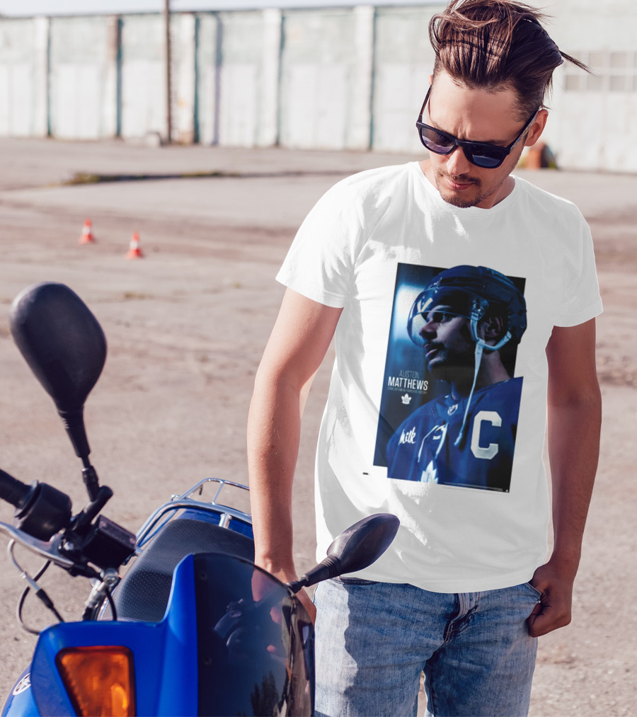 Auston Matthews Captain Toronto Maple Leafs NHL T-Shirt