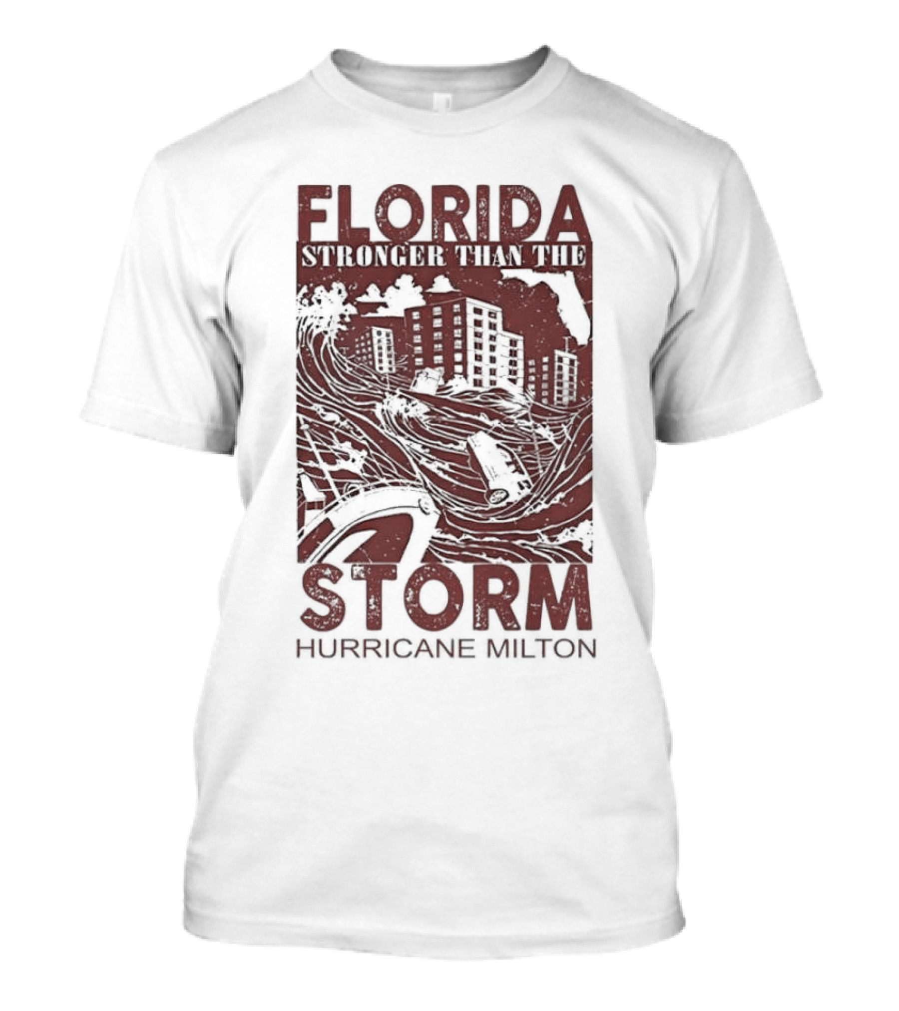 Florida Stronger Than The Storm Hurricane Milton Iconic T-Shirt
