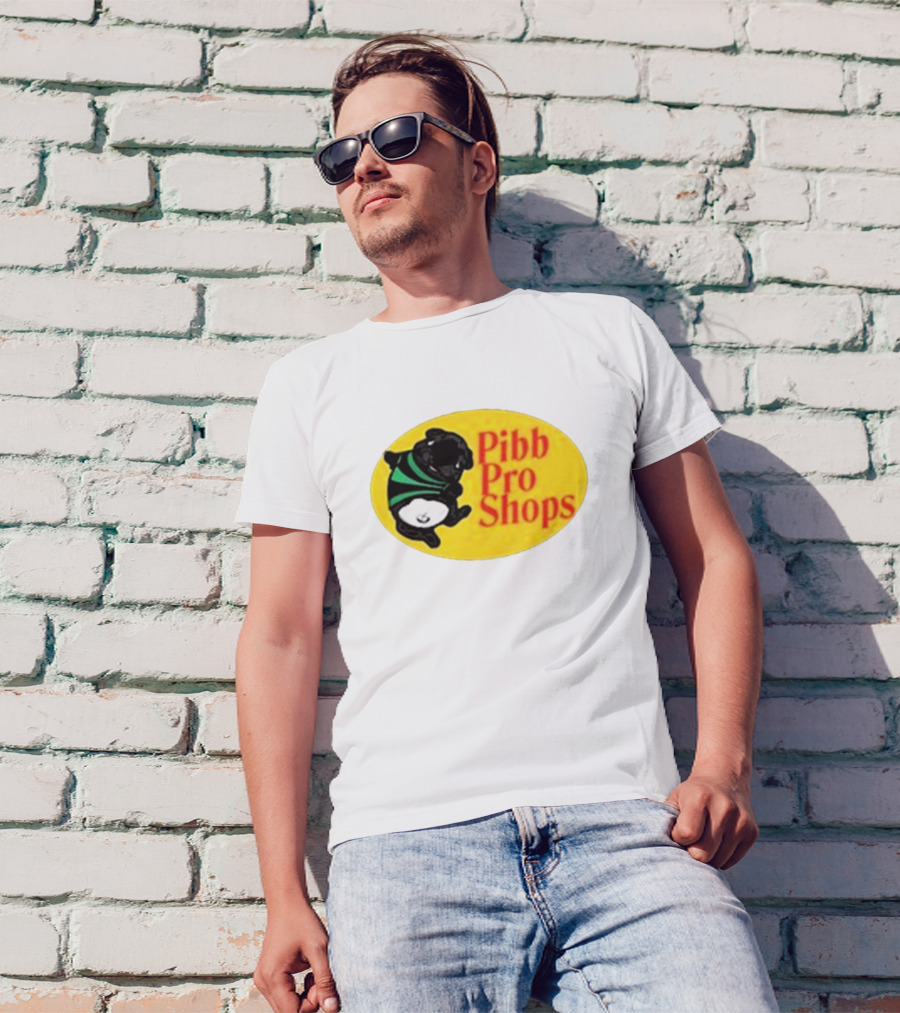 Pibble Palace Pibb Pro Shops Yellow Oval Bulldog T-Shirt