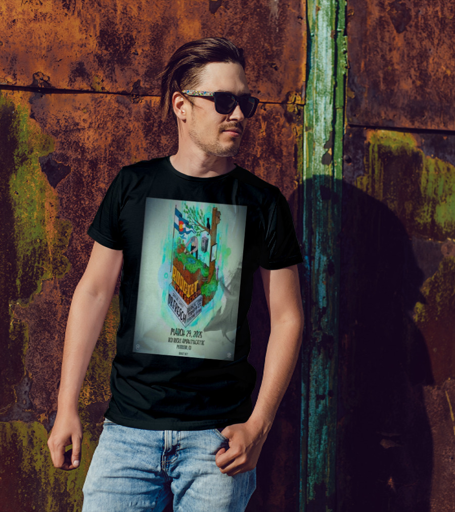 Boogie With The Resident Dr. Fresch And Toado Tripset March 29 2025 Red Rocks Amphitheatre Morrison CO T-Shirt