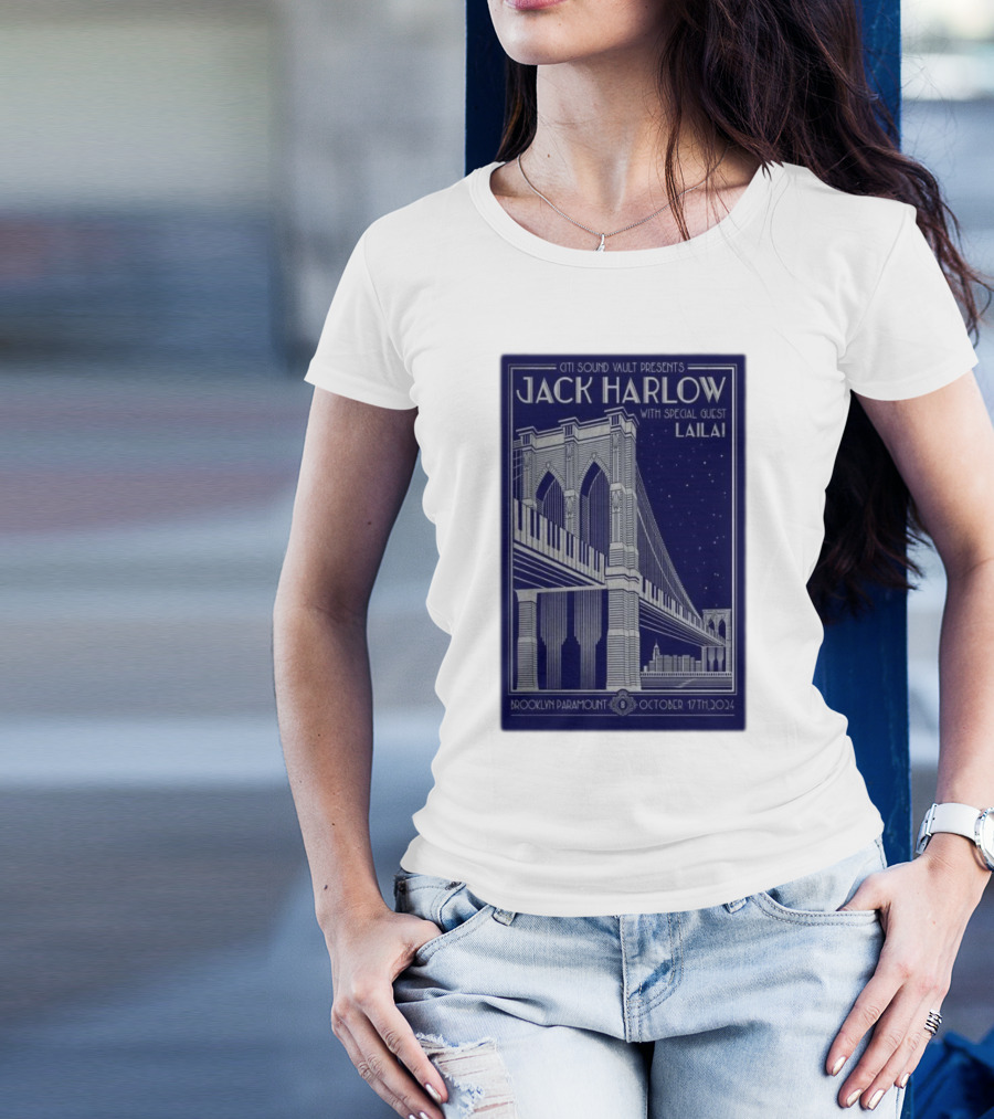 Citi Sound Vault Presents Jack Harlow With Special Guest Lailai Brooklyn Paramount October 17 T-Shirt