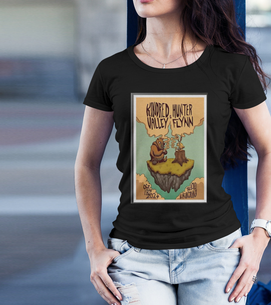 Kindred Hunter Valley Flynn Oct 19th 2024 The Loud Huntington WV Floating Island Scene T-Shirt