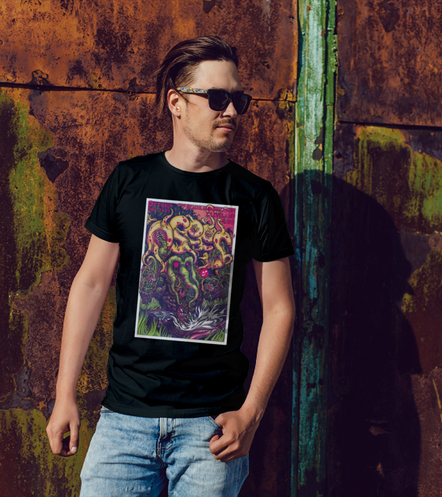 Osees Live At The Beachland Ballroom Cleveland Ohio October 20 2024 Psychedelic T-Shirt