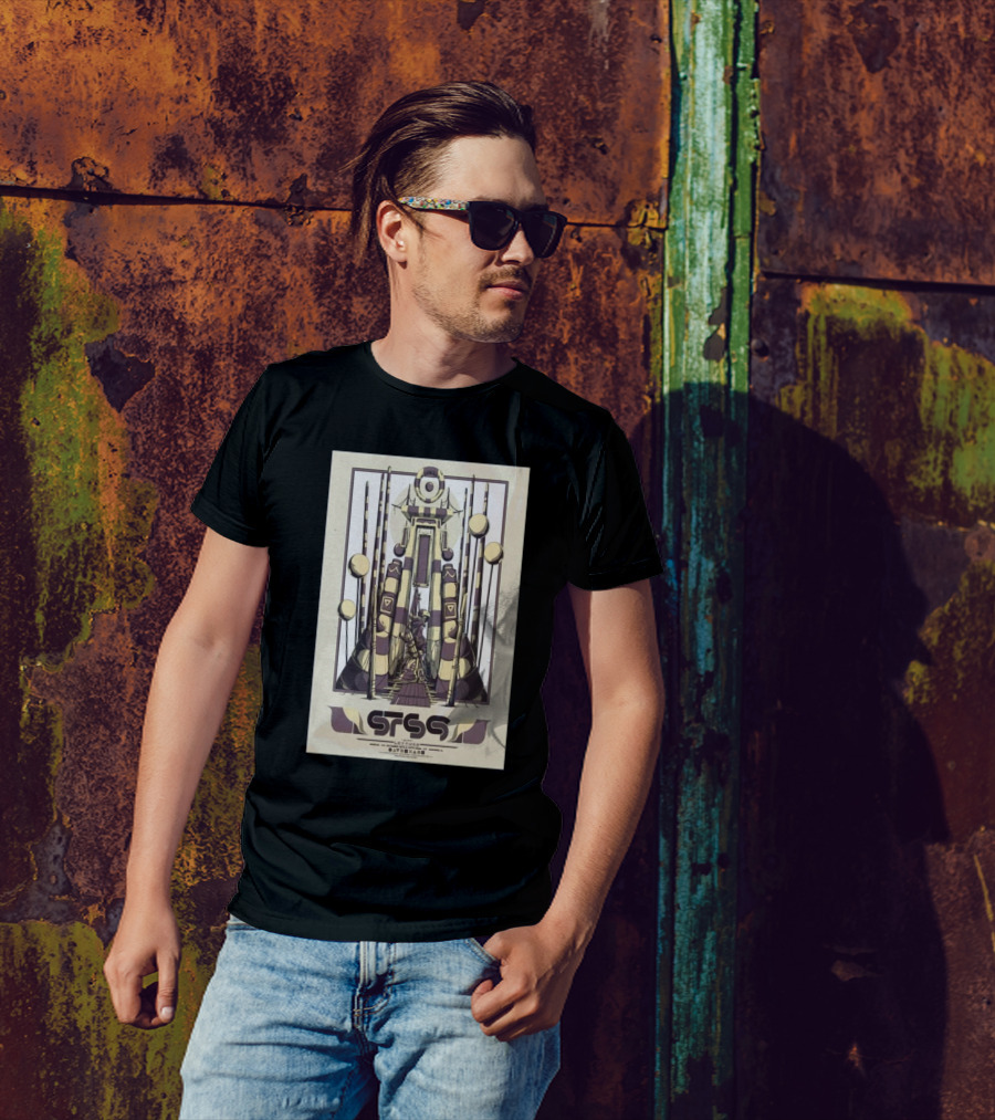 STS9 At Radius In Chicago On October 18-19 2024 Featuring Custom Geometric T-Shirt