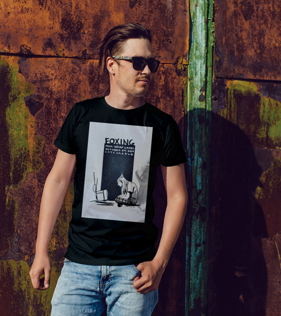 Foxing From Indian Lakes October 24 2024 Cat's Cradle T-Shirt