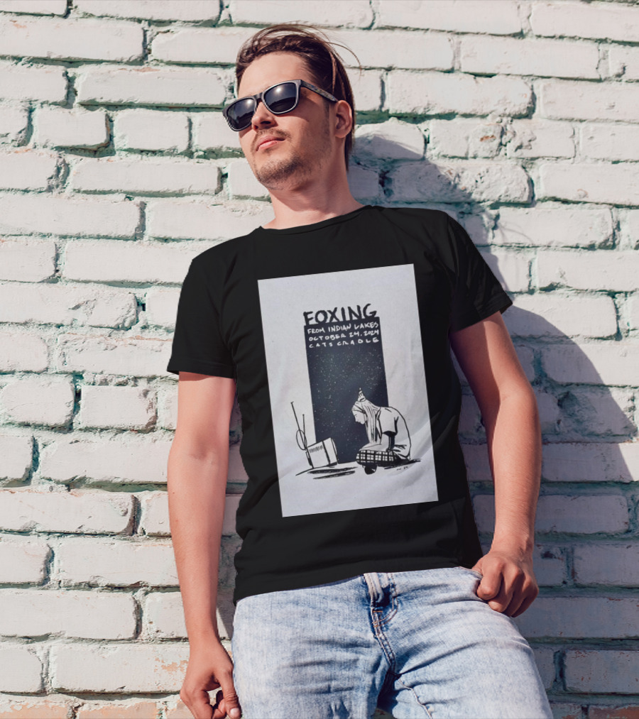 Foxing From Indian Lakes October 24 2024 Cat's Cradle T-Shirt