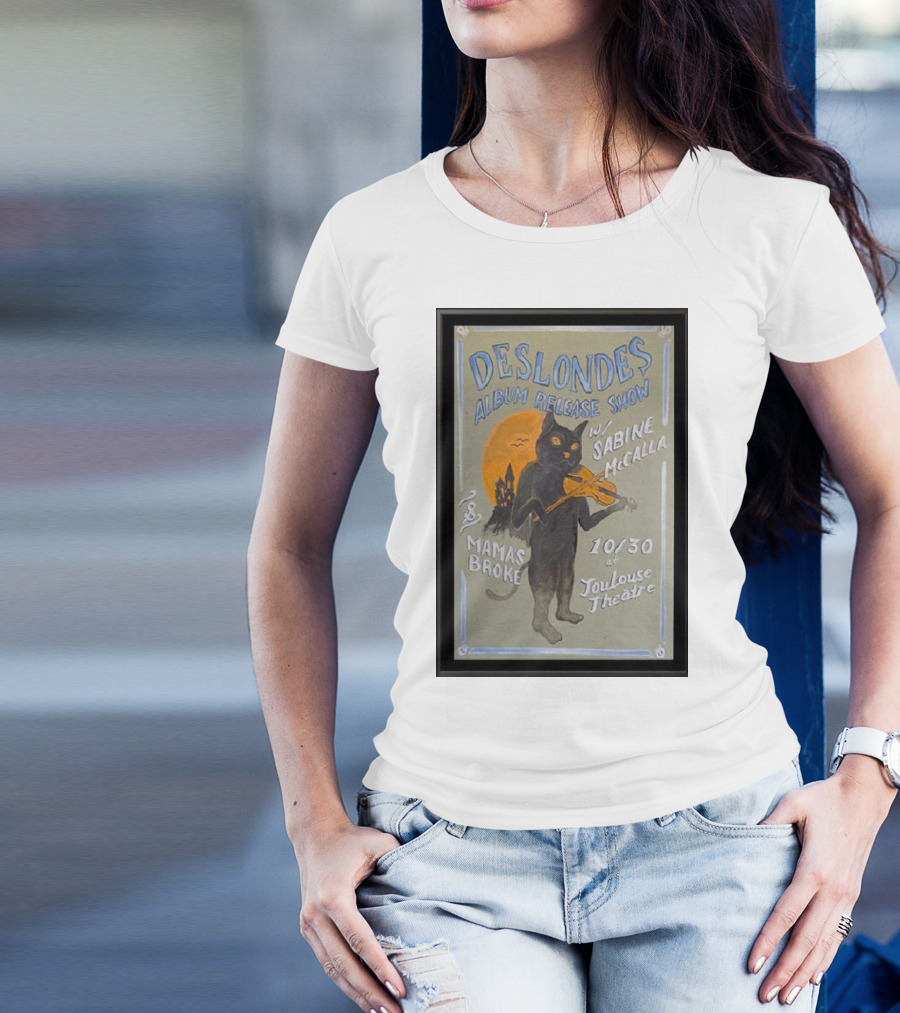 Deslondes Album Release Show October 30 Toulouse Theatre With Sabine McCalla Mamas Broke T-Shirt
