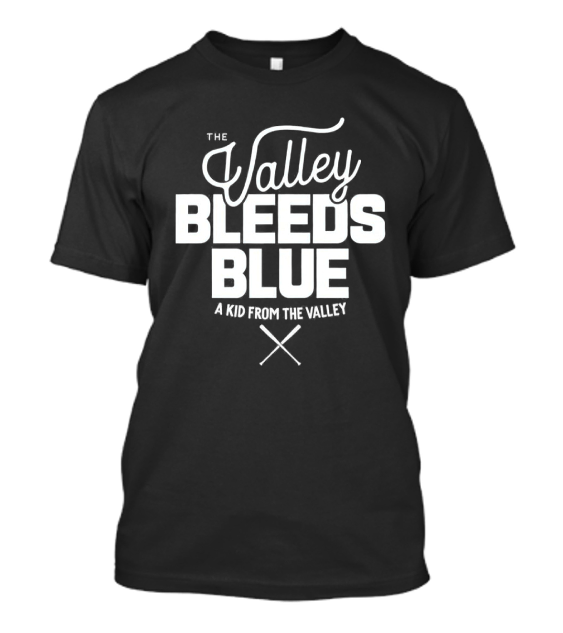 The Valley Bleeds Blue A Kid From The Valley Dodgers T-Shirt