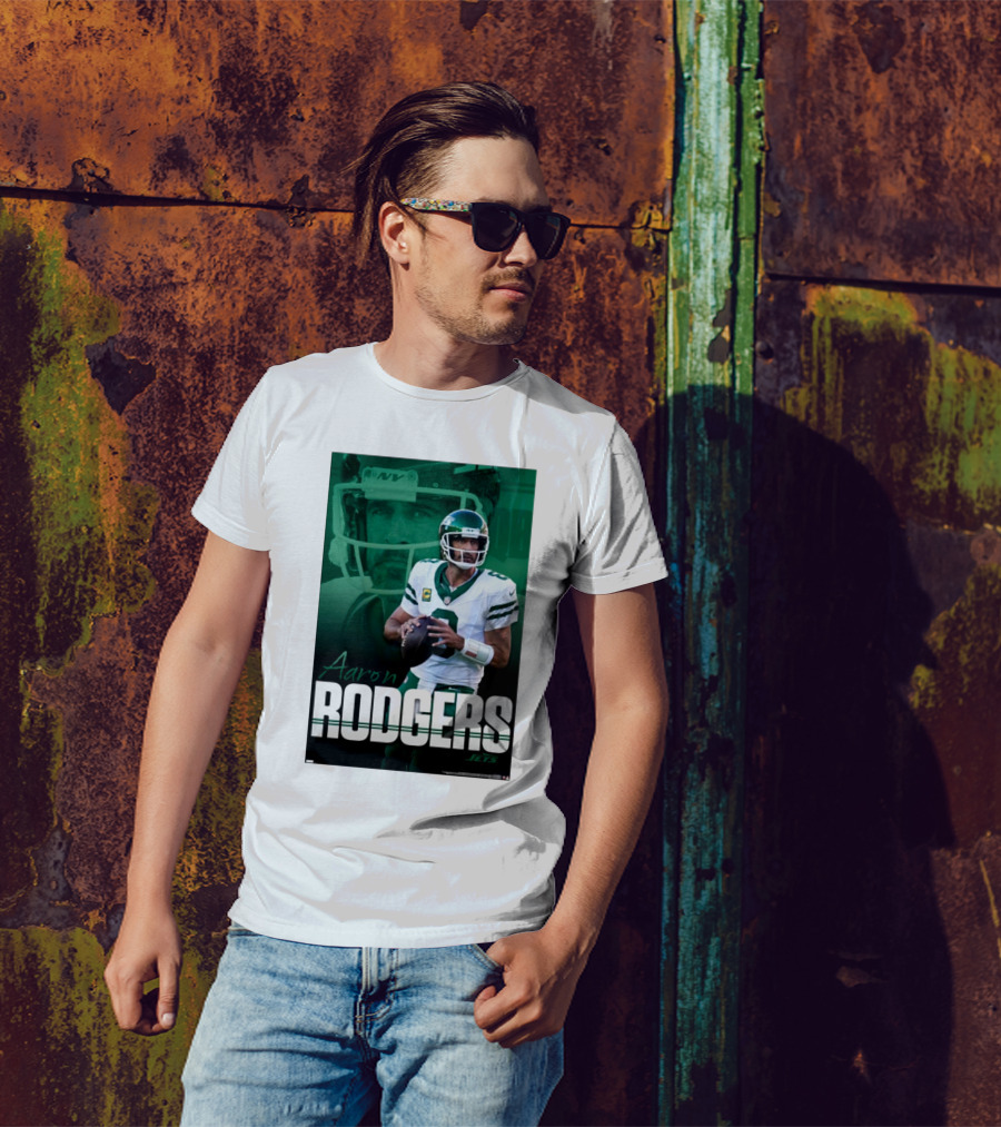 Aaron Rodgers New York Jets QB NFL Jets T-Shirt