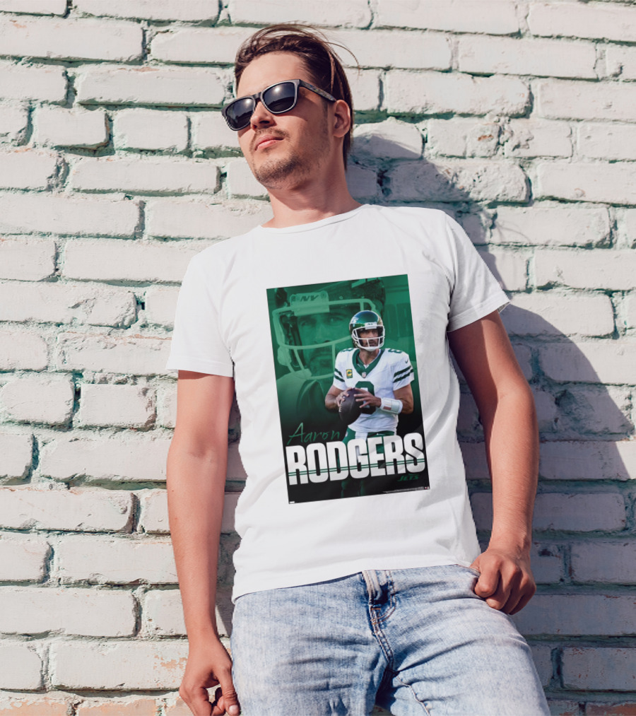 Aaron Rodgers New York Jets QB NFL Jets T-Shirt