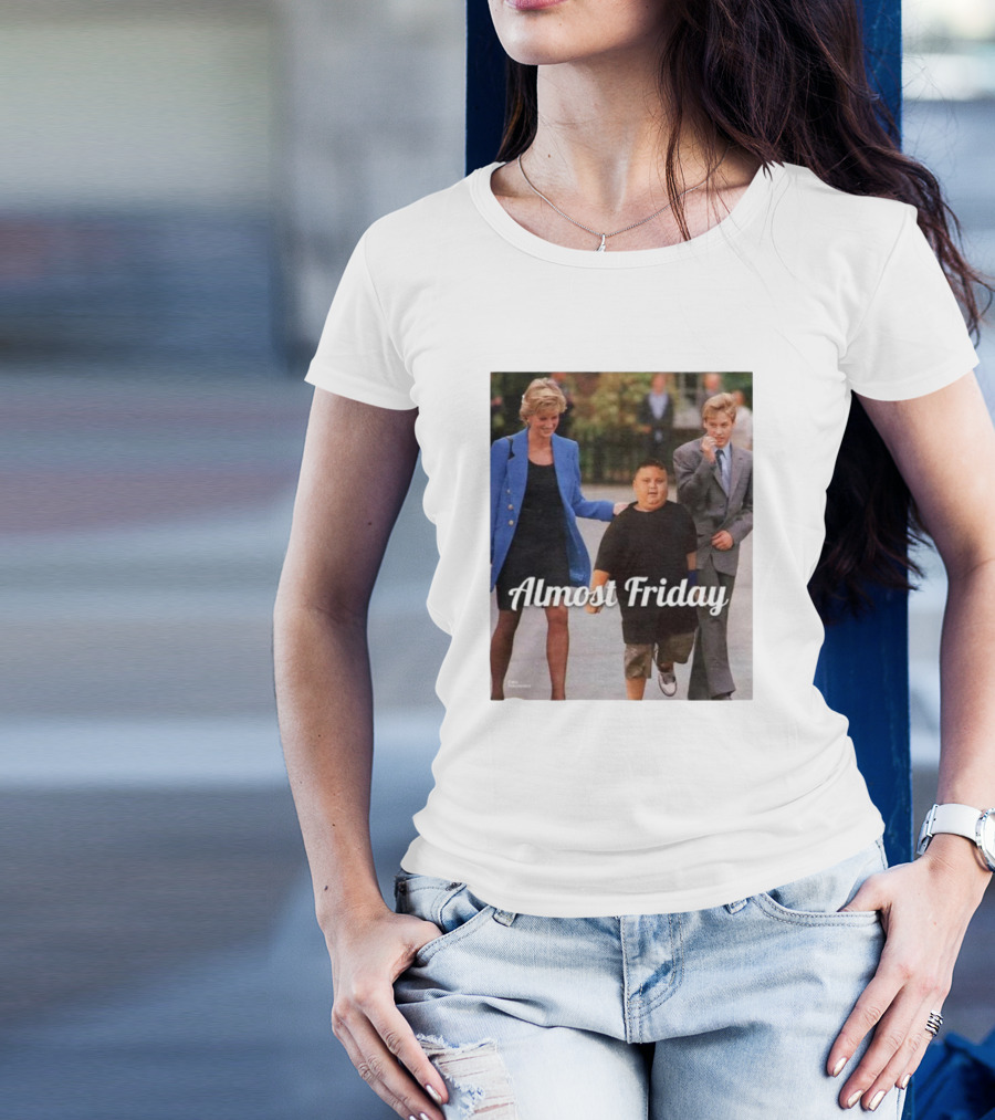 Almost Friday Rizzler Royalty Humorous Princess Iconic Moments T-Shirt