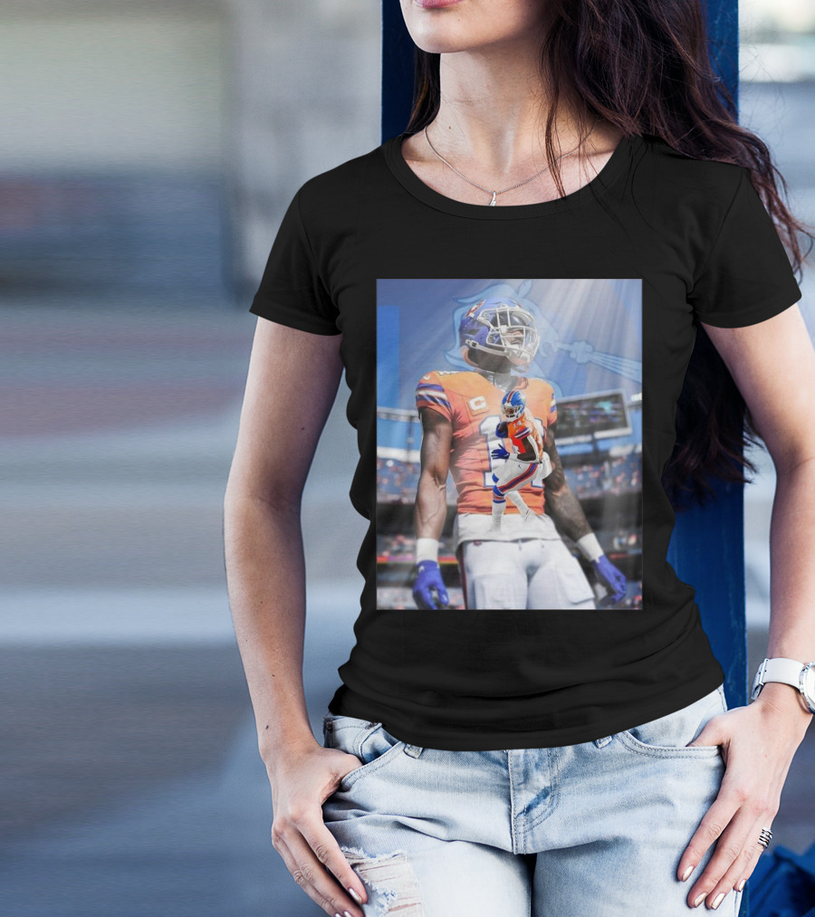 Courtland Sutton Denver Broncos Team Spirit Football Iconic T-Shirt