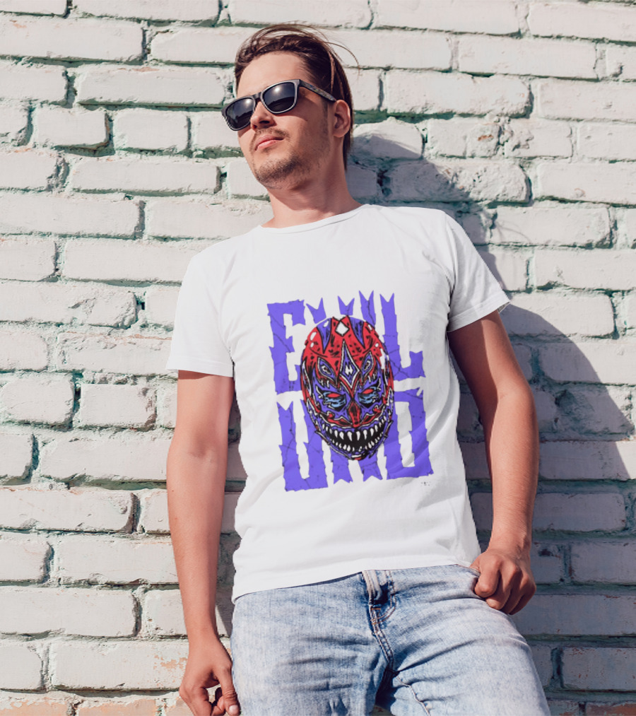 Evil Uno Mask Monster AEW T-Shirt
