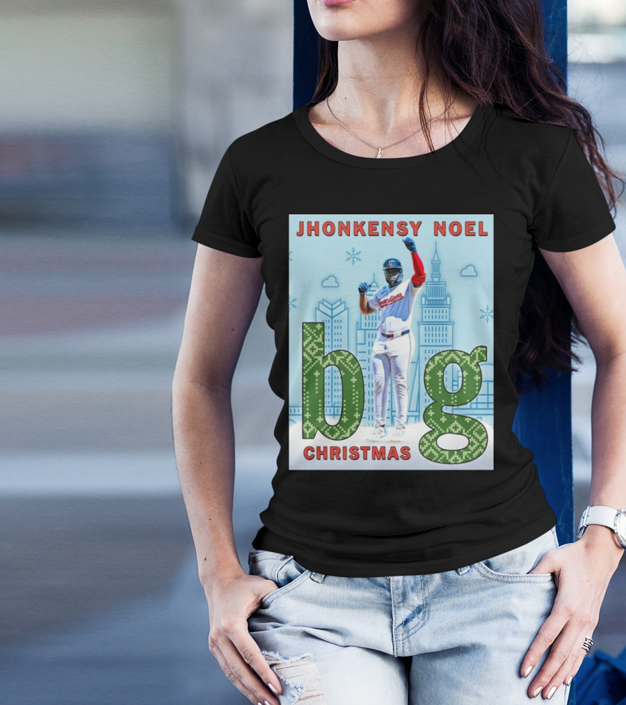 Jhonkensy Noel Big Christmas Cleveland Guardians T-Shirt