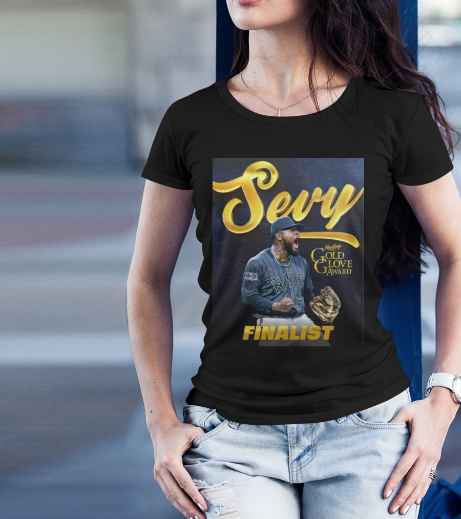 Sevy Rawlings Gold Glove Award Finalist NYC T-Shirt