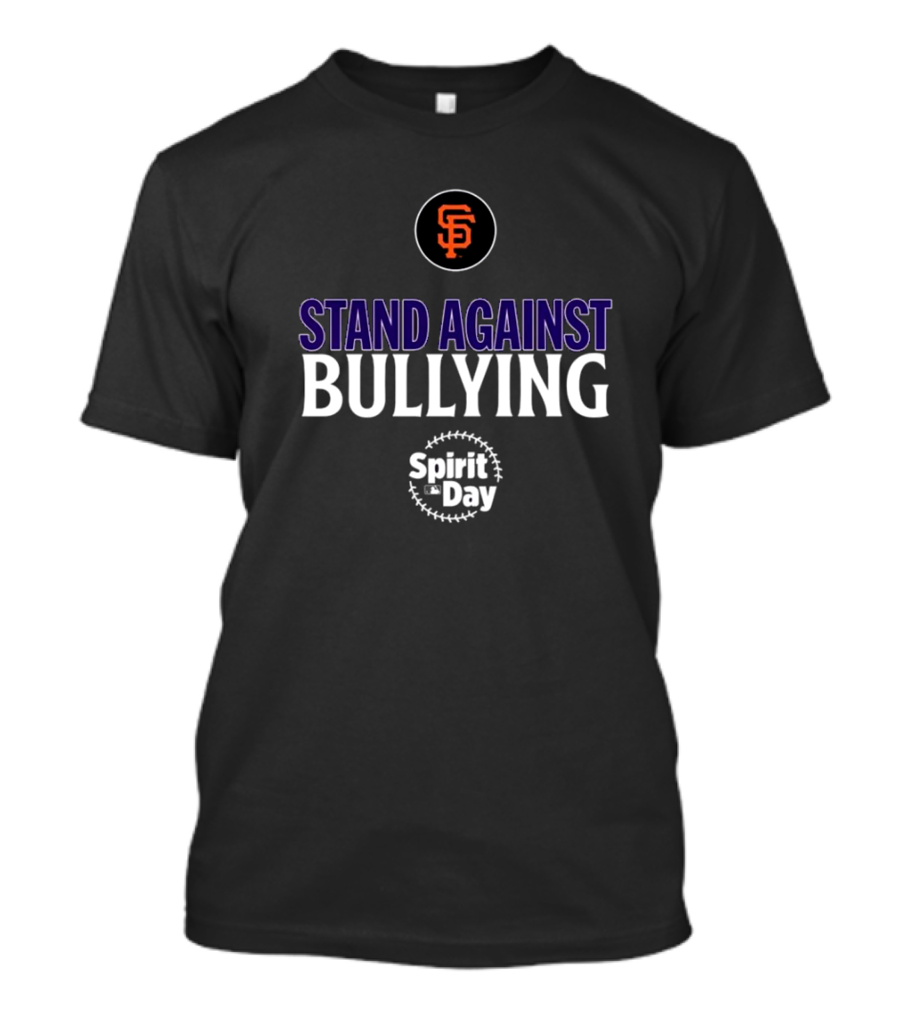 San Francisco Giants Stand Against Bullying Spirit Day T-Shirt