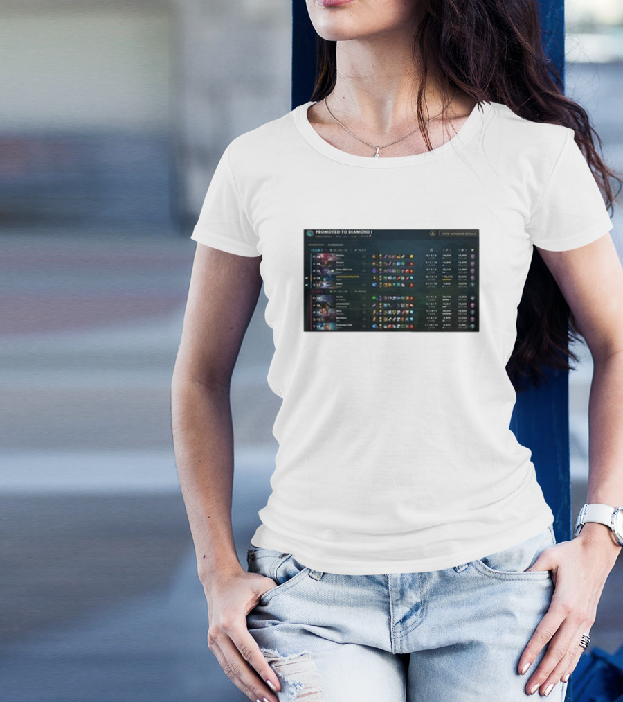 Promoted To Diamond I Ranked Solo Starlightapm Victory 멤버 10 Overview T-Shirt