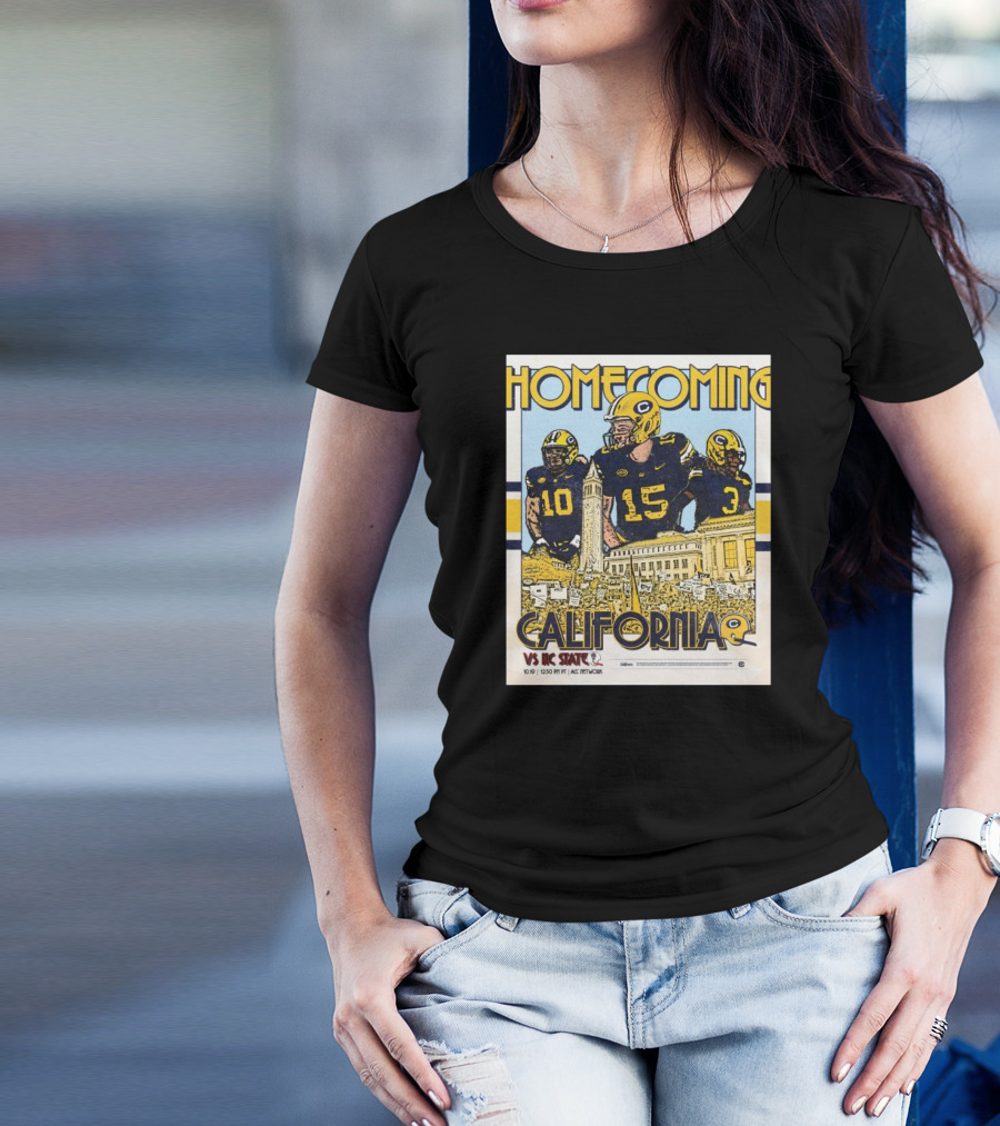 California Golden Bears Homecoming Vs NC State Wolfpack 10.19.24 T-Shirt