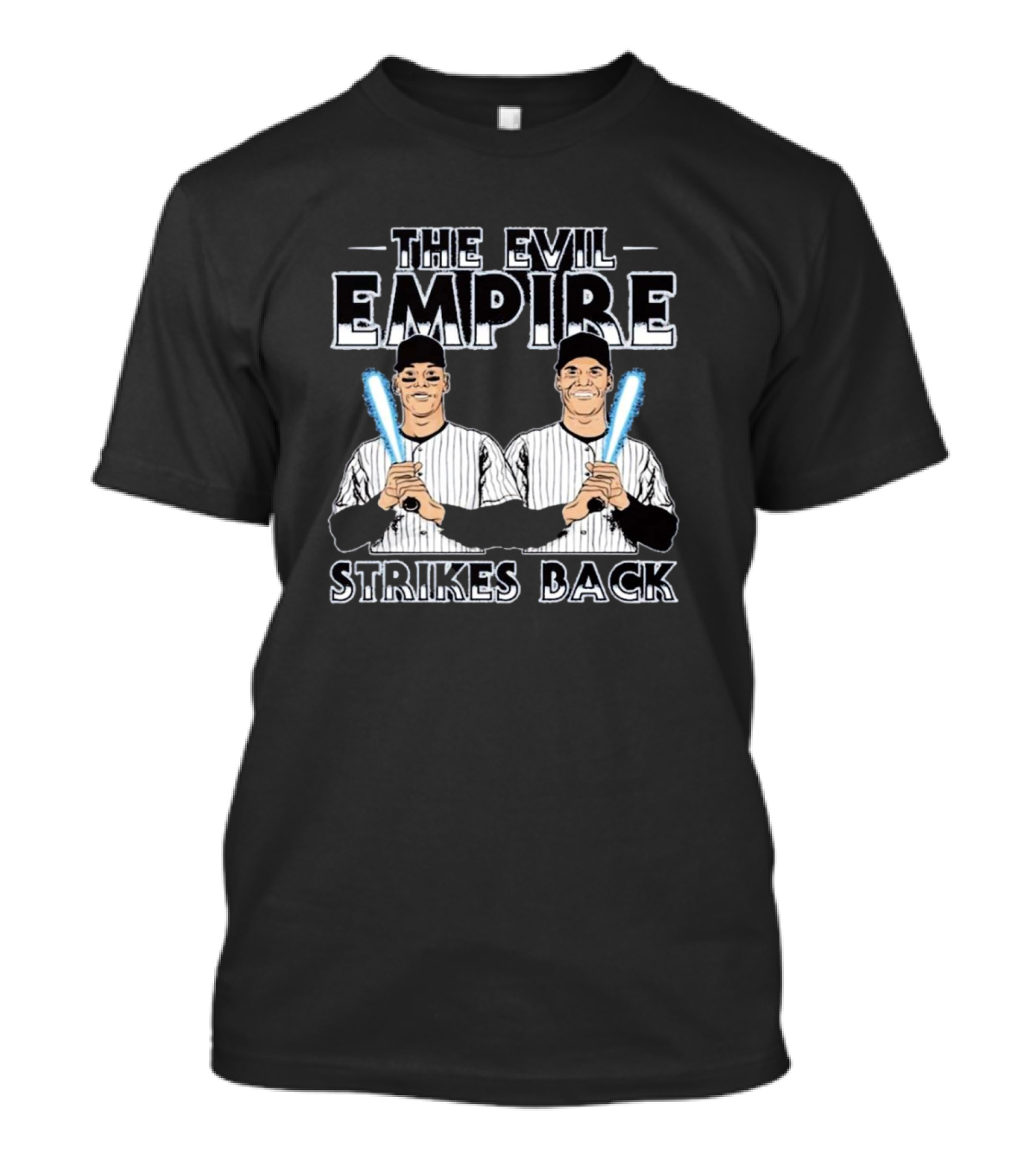 New York Yankees 2024 Aaron Judge Juan Soto The Evil Empire Strikes Back MLB Baseball T-Shirt