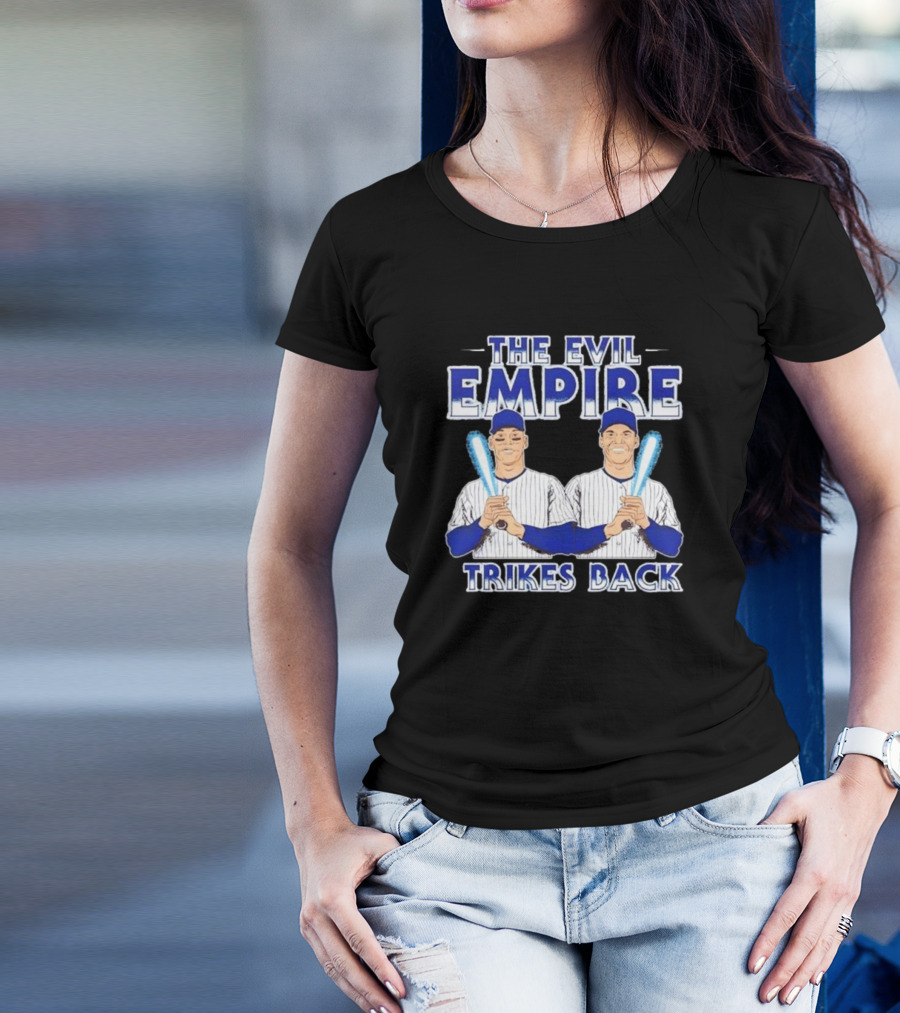 The Evil Empire Strikes Back Yankees Players With Glowing Bats T-Shirt