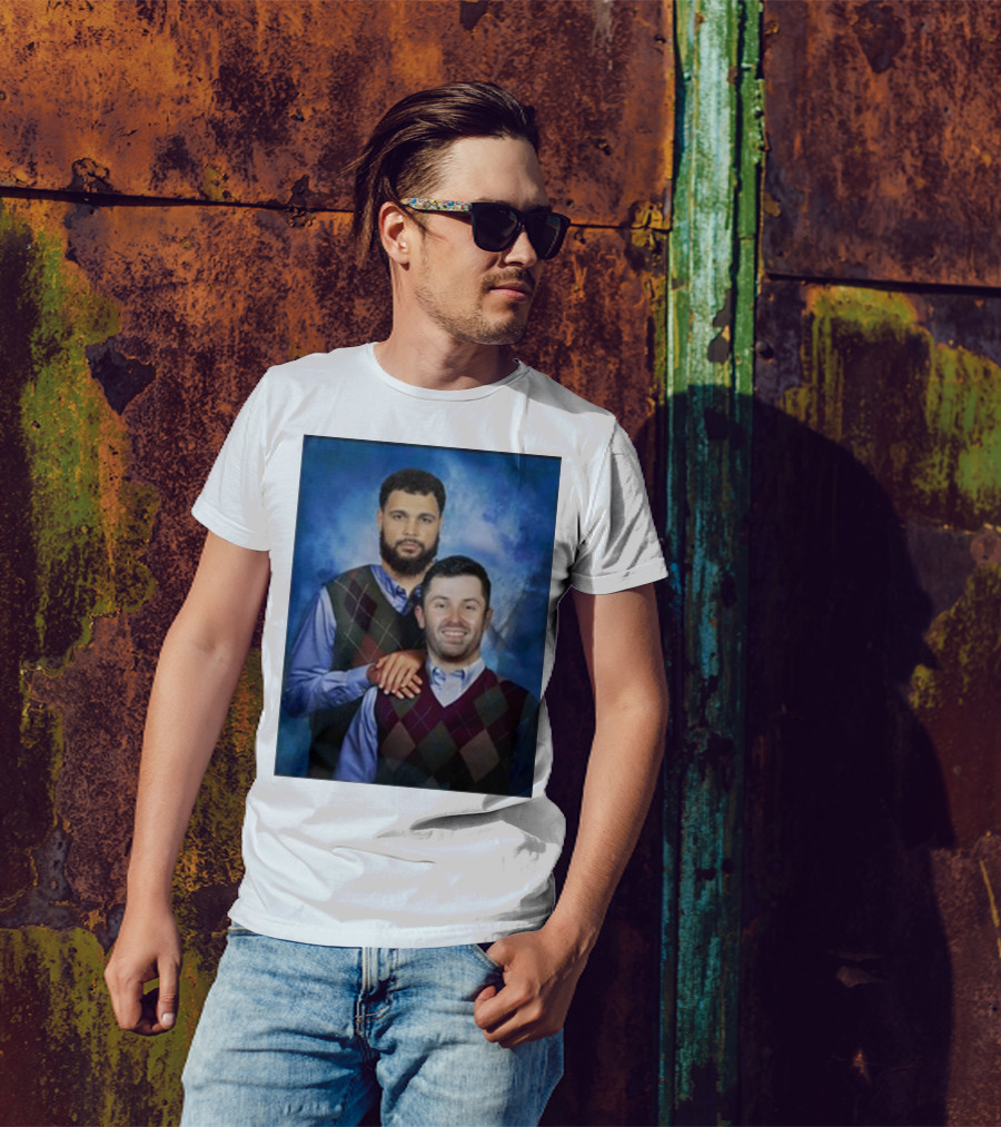 Chase Mclaughlin Wearing Baker Mayfield Mike Evans Step Brothers T-Shirt
