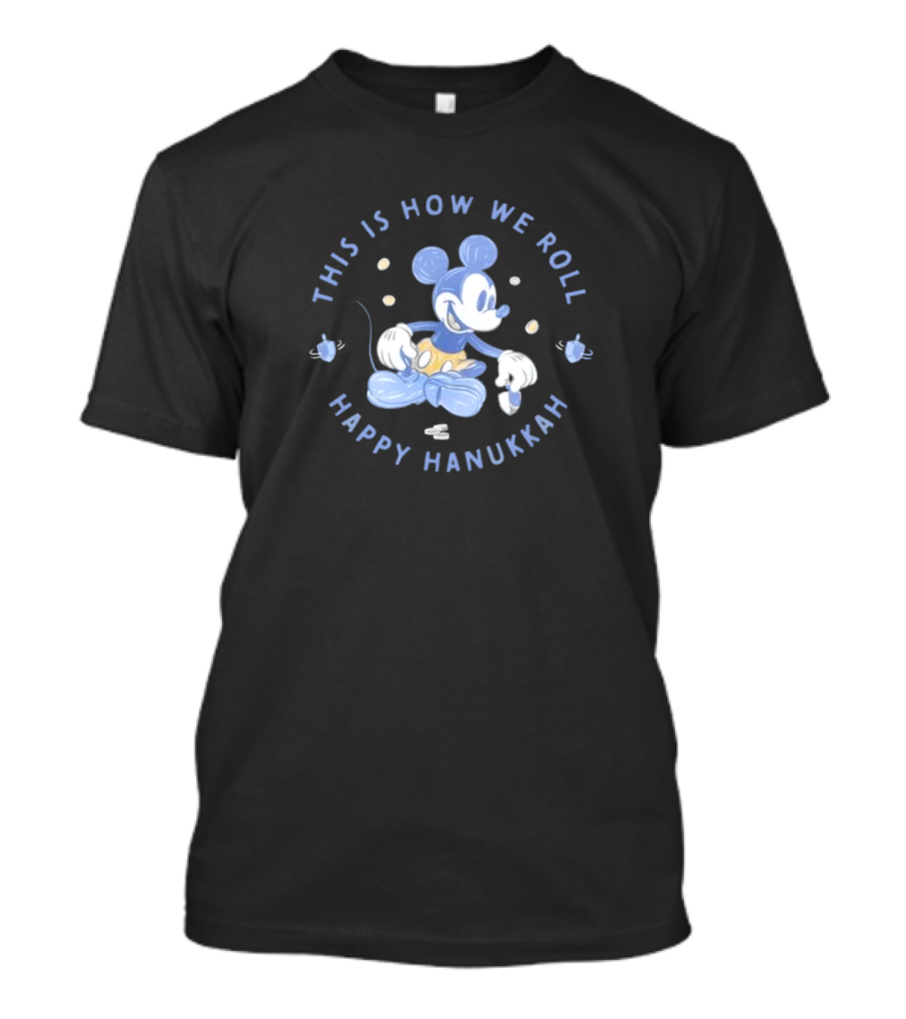 This Is How We Roll Happy Hanukkah 2024 Mickey Mouse T-Shirt