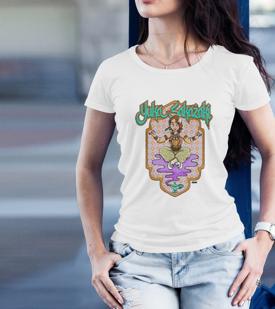 Yuka Sakazaki AEW Genie Magic Lamp Floating T-Shirt