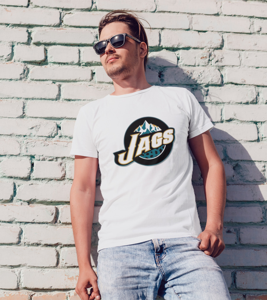 NFL NBA Jacksonville Jaguars Utah Jazz Logo Mashup Jags T-Shirt