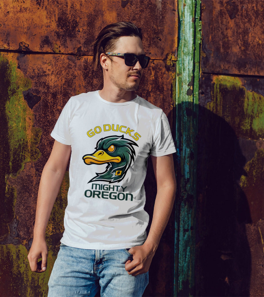 Go Ducks 2024 Mighty Oregon Ducks Mascot T-Shirt