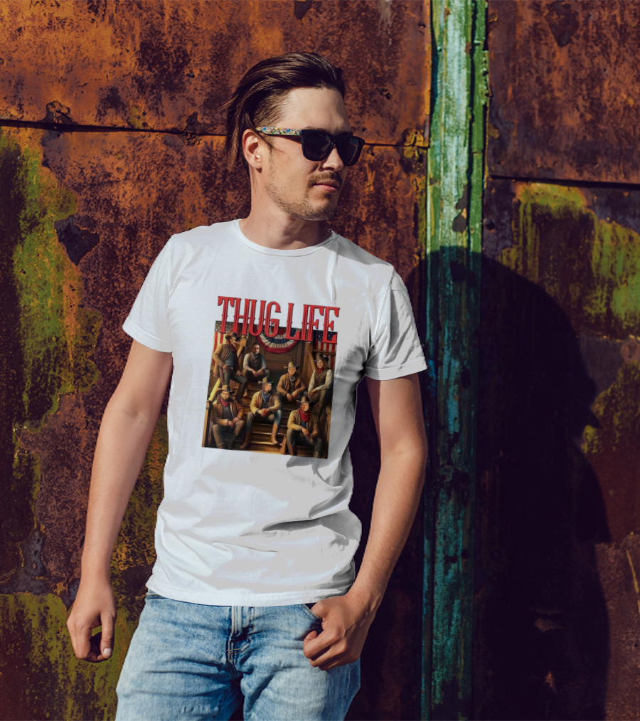 Thug Life 2024 Cowboys Trump Vance Kennedy Musk Tulsi Vivek Candace T-Shirt