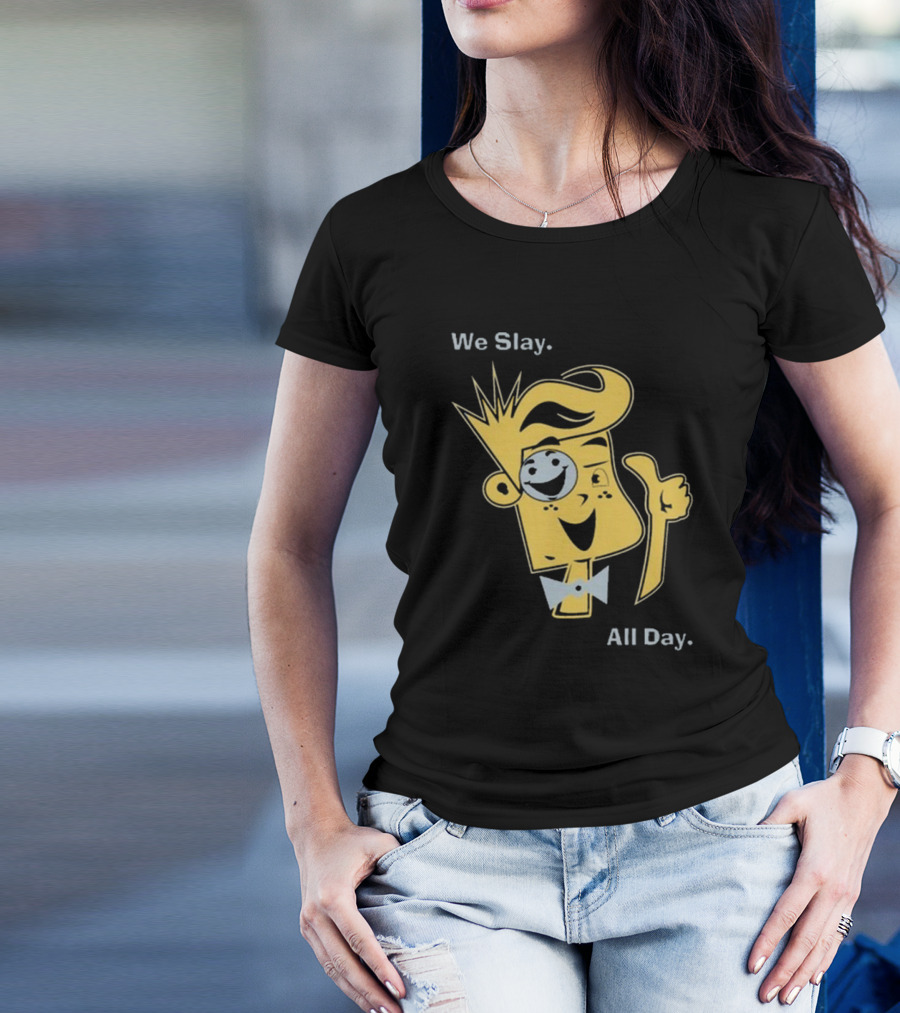 FGTeeV We Slay All Day Shiny Smiling Face Thumbs Up T-Shirt