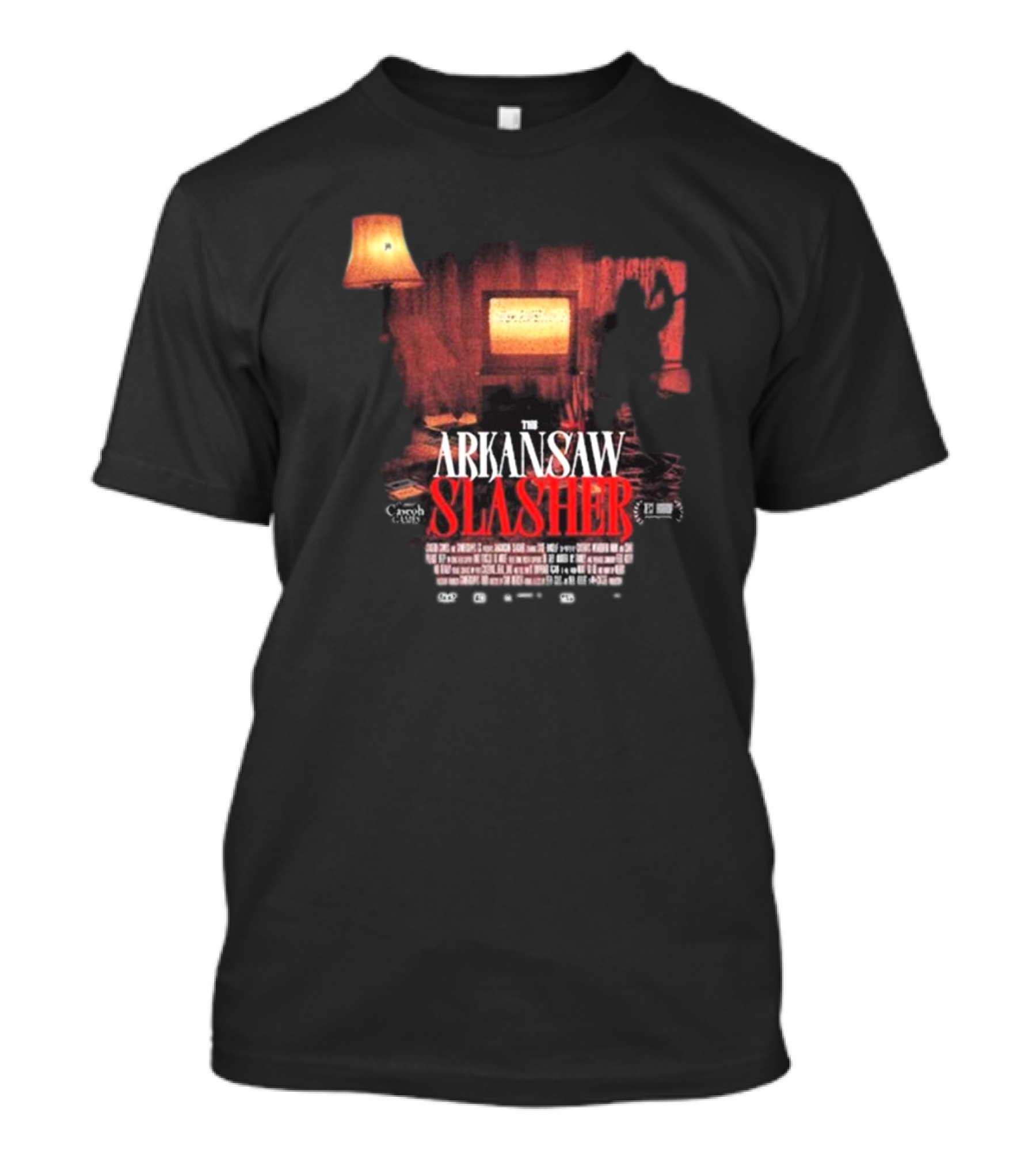 Caseoh Games The Arkansaw Slasher Horror Film Poster Scene T-Shirt