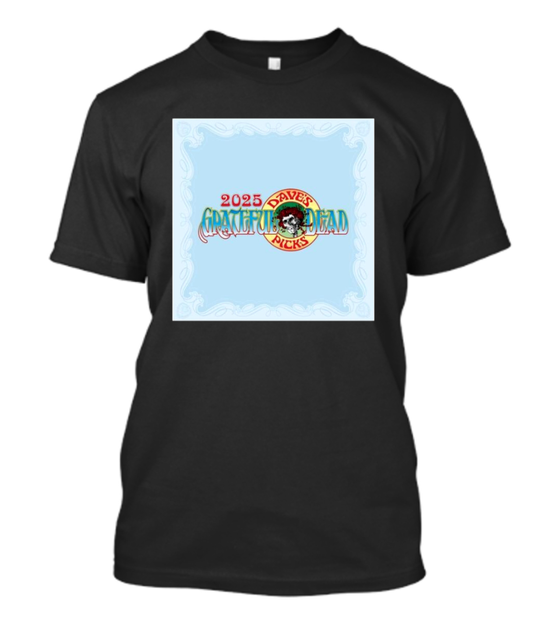 2025 Grateful Dead Dave’s Picks Vintage Skull T-Shirt