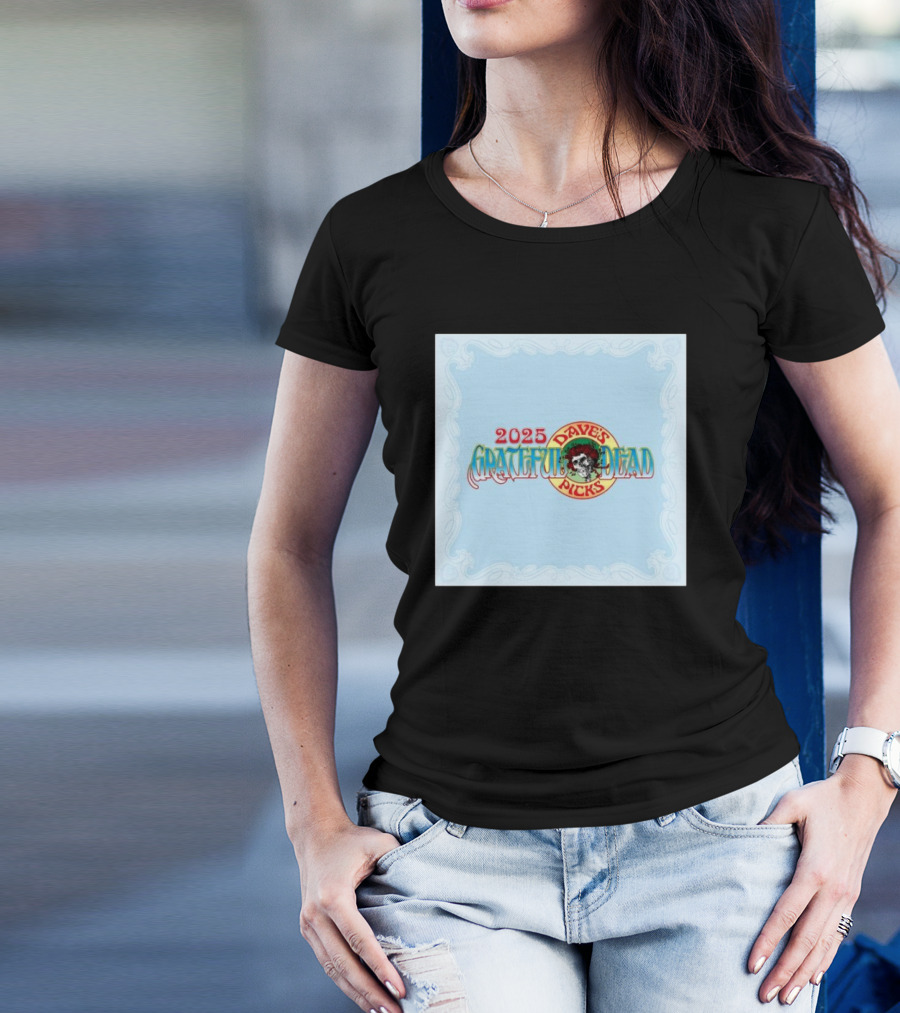 2025 Grateful Dead Dave’s Picks Vintage Skull T-Shirt