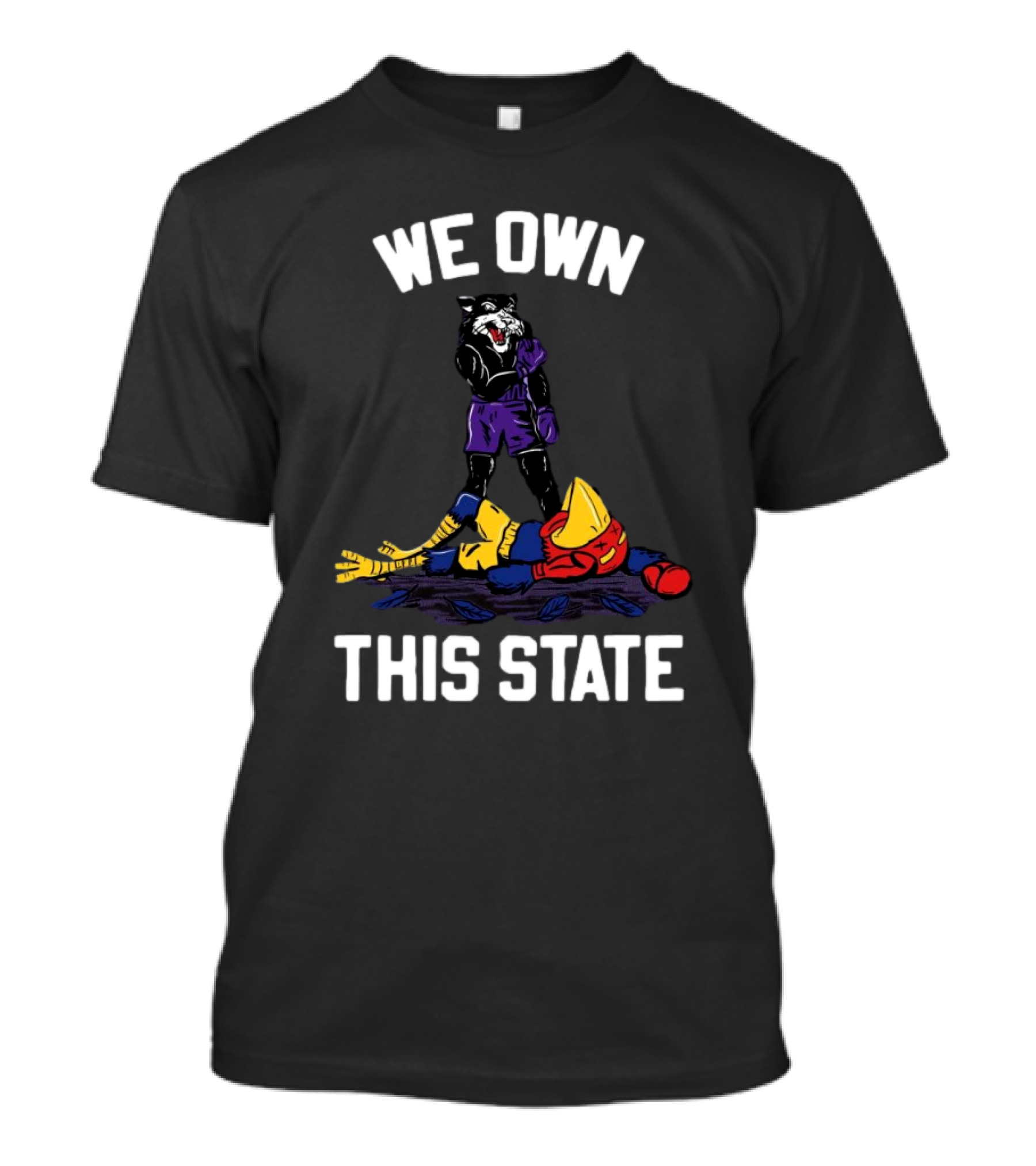 We Own This State Kansas State Wildcats Vs Kansas Jayhawks Rivalry T-Shirt