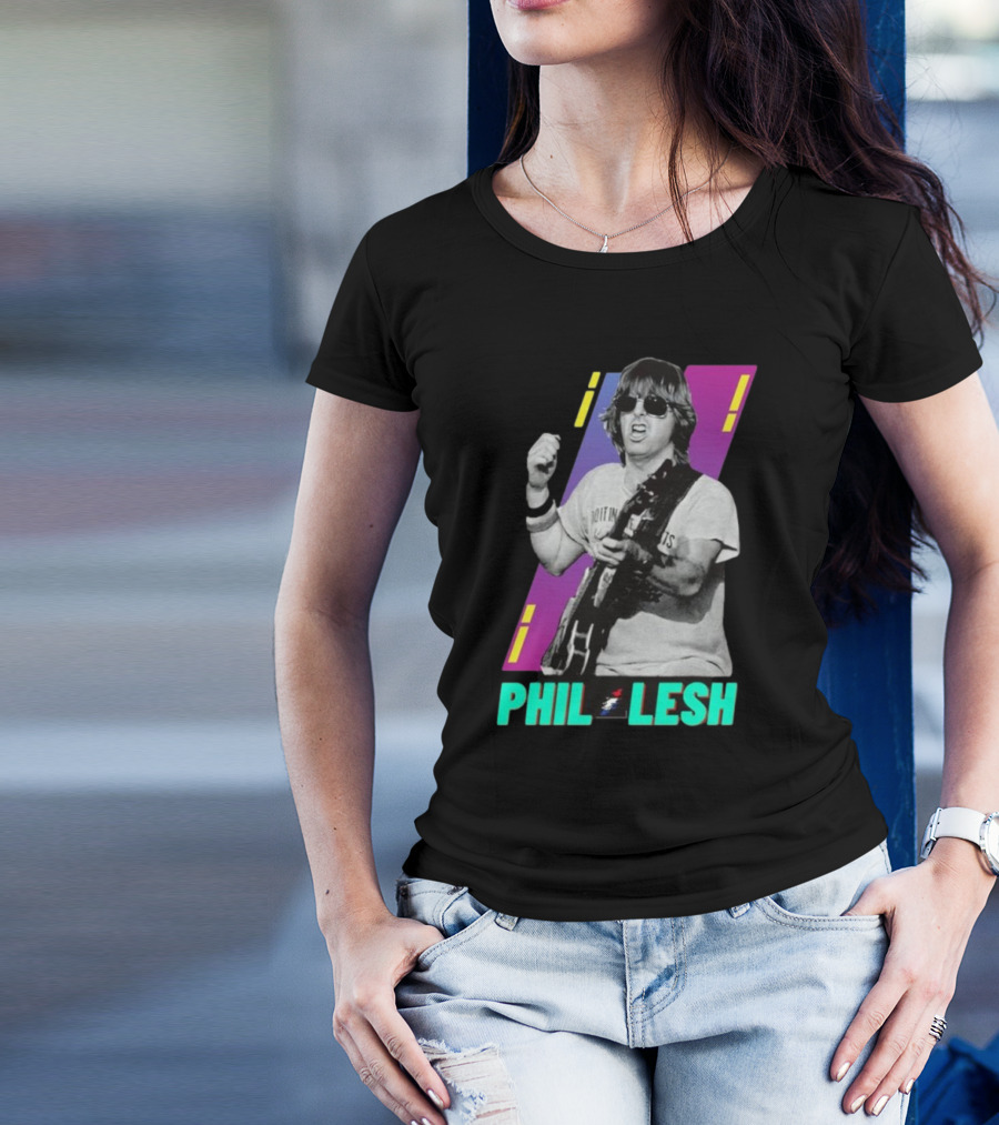 PHIL LESH Grateful Dead Bassist Vintage Rock Music T-Shirt