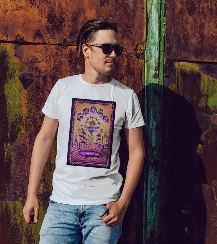 Goose Avondale Brewing Co Birmingham AL Oct 26 2024 Psychedelic Event T-Shirt