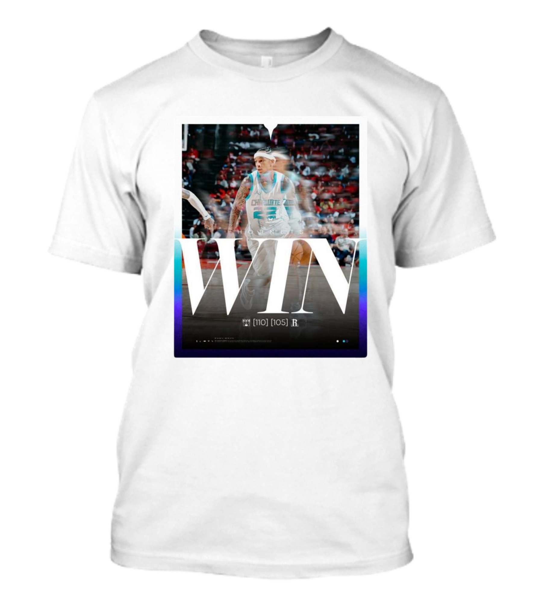 Charlotte Hornets Win Basketball Is Back Baby 110-105 T-Shirt
