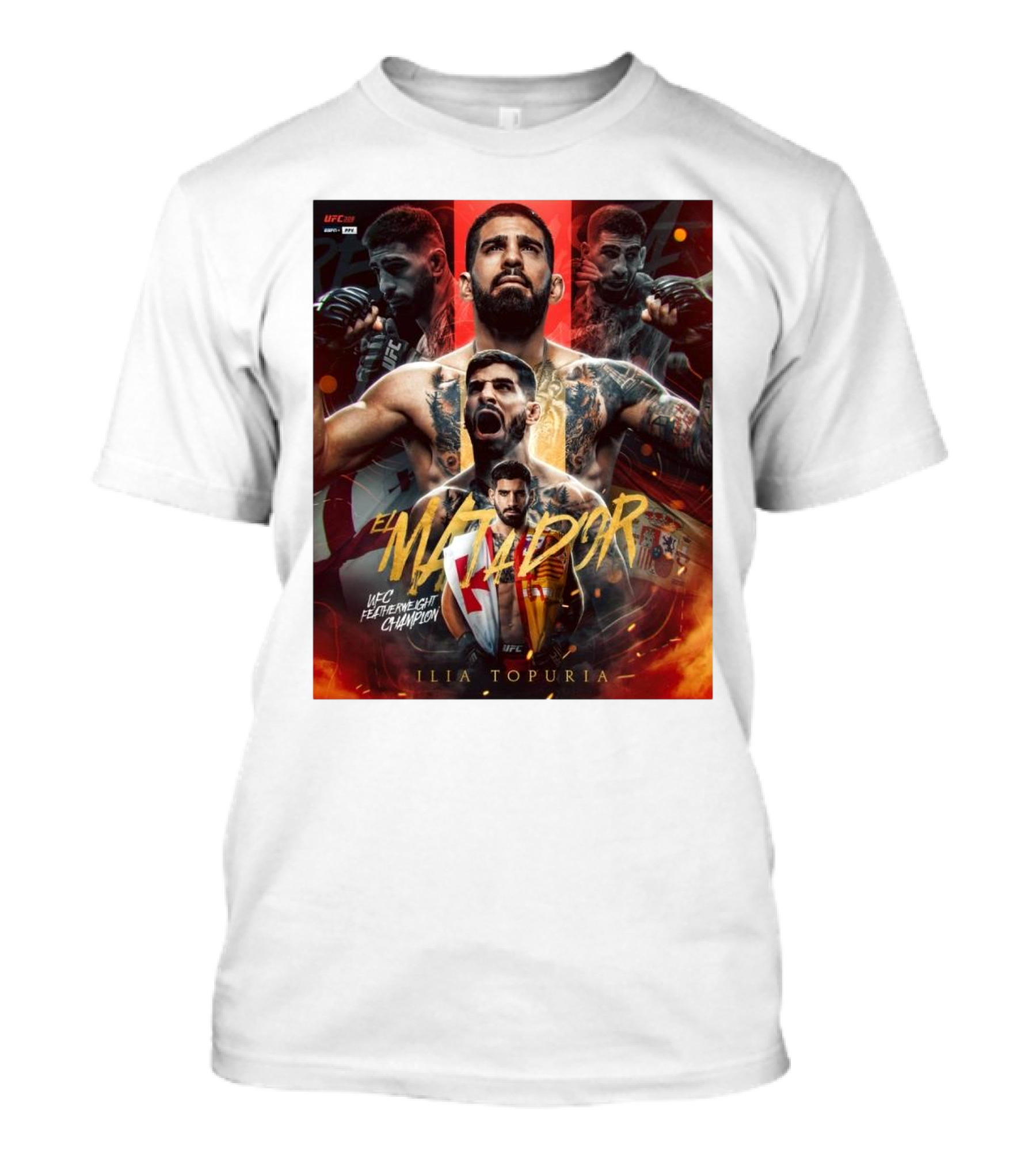 Ilia Topuria El Matador UFC Featherweight Champion T-Shirt