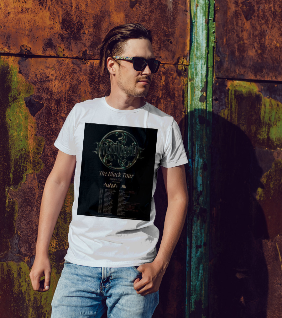 Imminence The Black Tour Europe 2024 With Support From Aviana And Acres T-Shirt