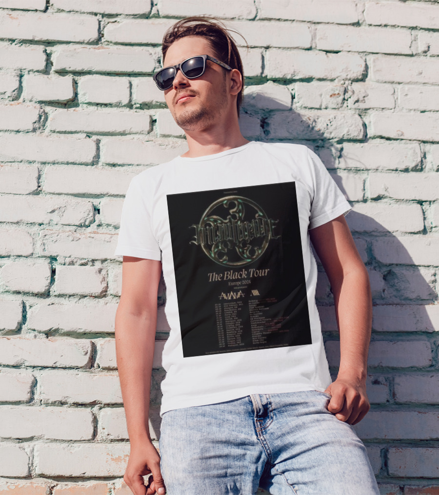 Imminence The Black Tour Europe 2024 With Support From Aviana And Acres T-Shirt