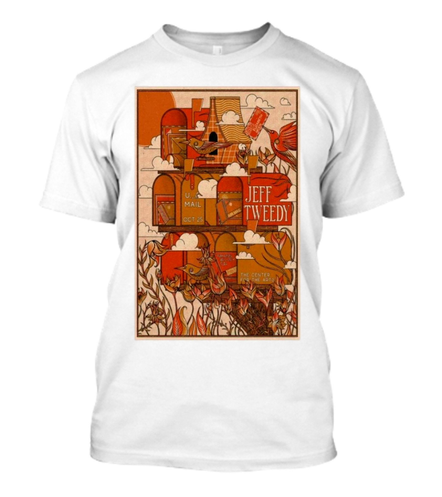 Jeff Tweedy U. MAIL Grass Valley CA October 25 2024 The Center For The Arts T-Shirt