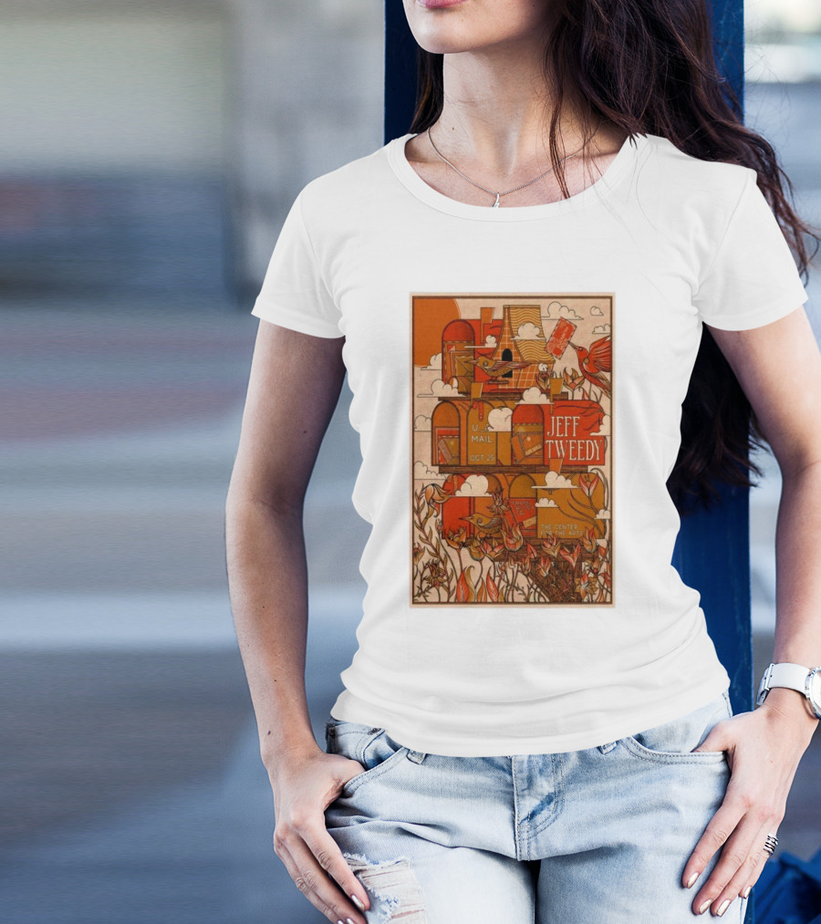Jeff Tweedy U. MAIL Grass Valley CA October 25 2024 The Center For The Arts T-Shirt