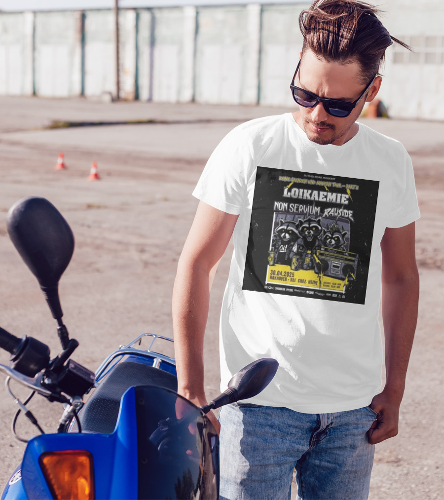 Loikaemie Non Servium Raucous Keine Grenzen Und Mauern Tour Part II 2025 Hannover 30.04.2025 T-Shirt