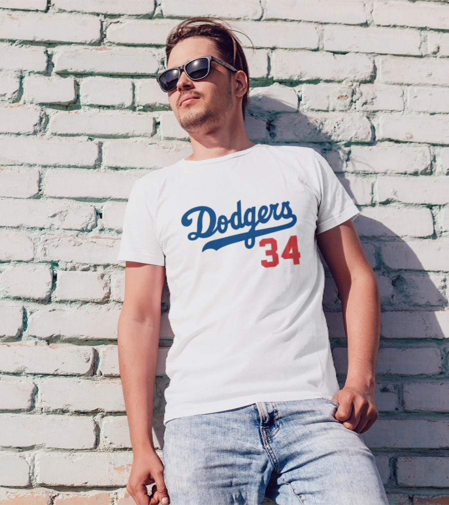 Dodgers 34 Los Angeles Jack Honoring El Toro Fernando Valenzuela T-Shirt