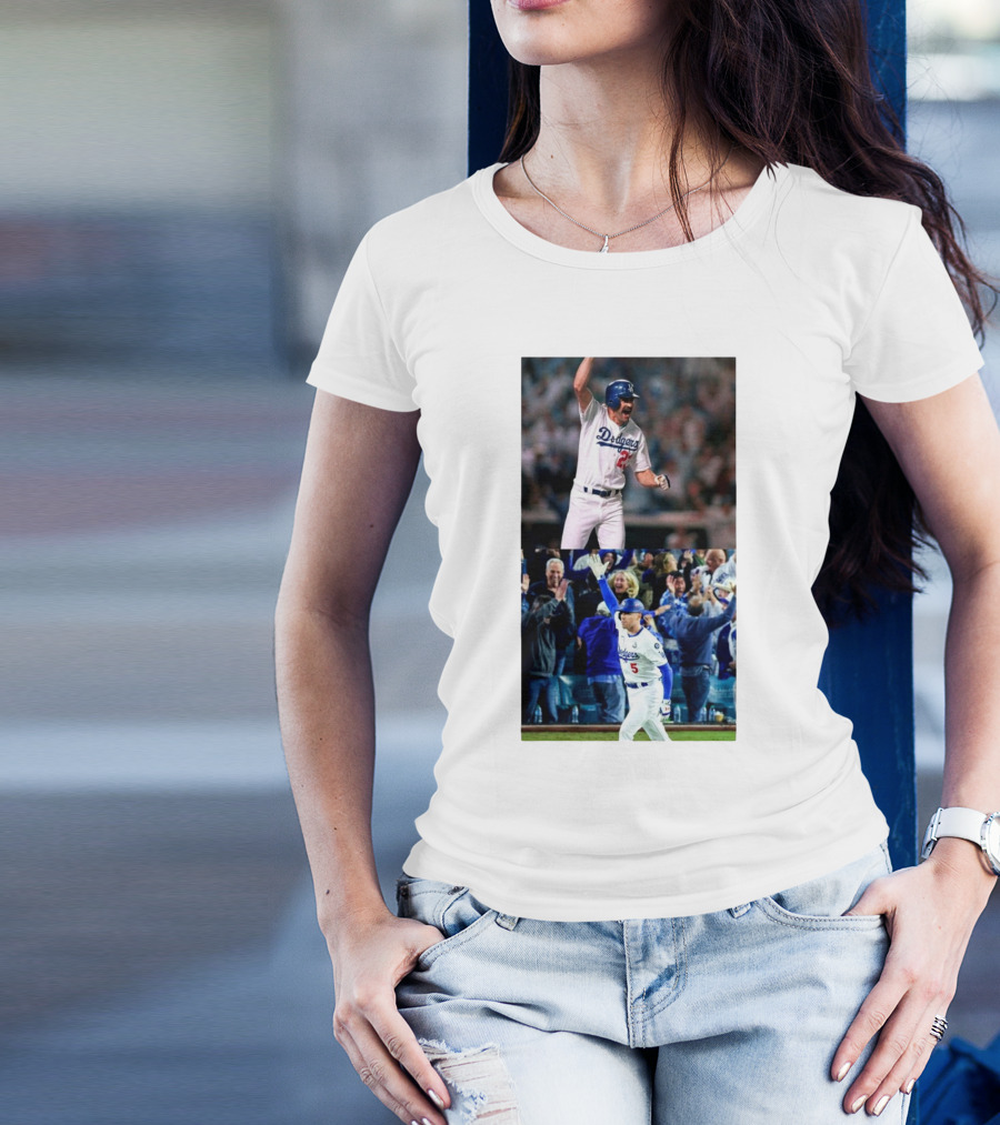 Never Pitch To An Injured Dodger In A World Series Kirk Gibson Freddie Freeman Dodgers Baseball T-Shirt