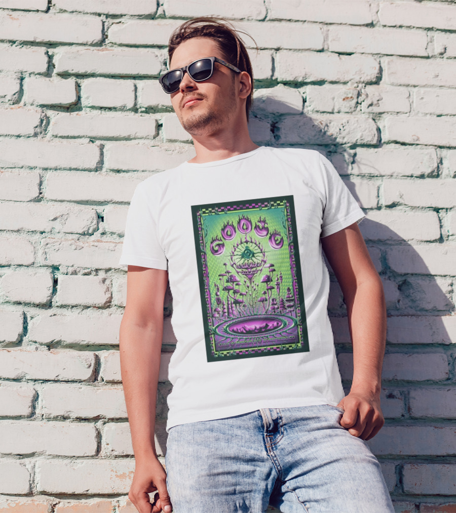 Goose Tour Avondale Brewing Company Birmingham AL Oct 26 2024 Poster Art Psychedelic Eye T-Shirt