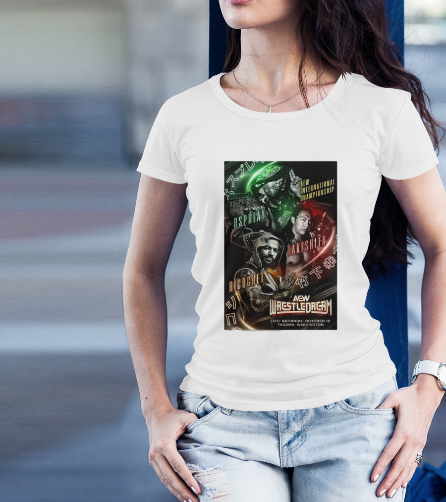 Matchup Monday AEW WrestleDream Live Ospreay Takeshita Ricochet International Championship T-Shirt