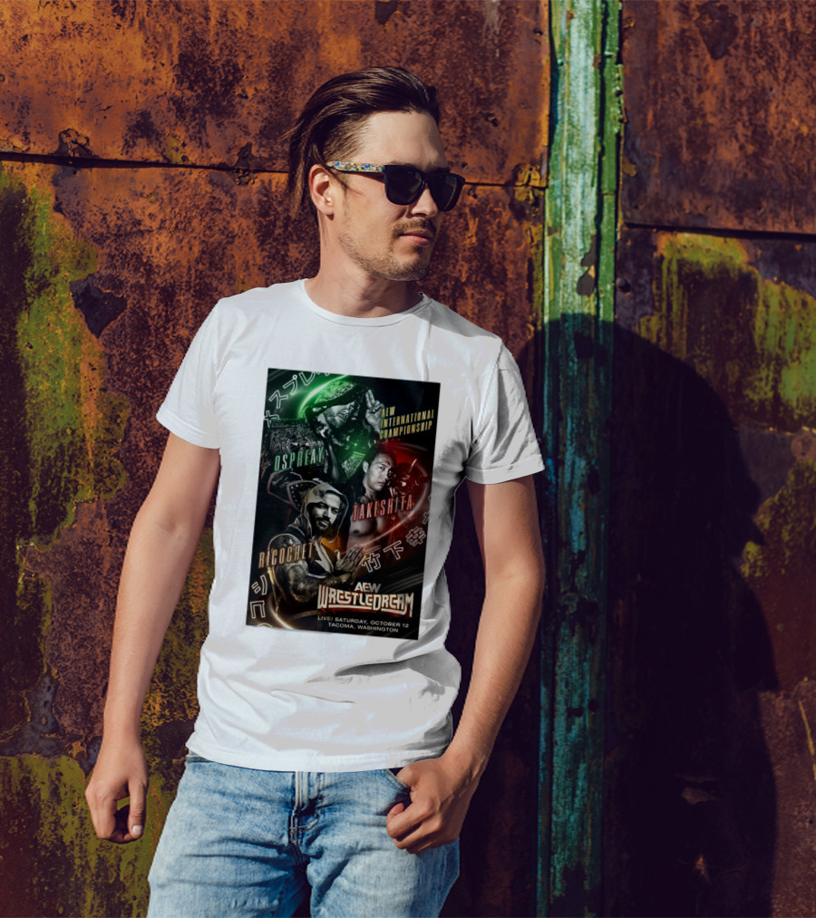 Matchup Monday AEW WrestleDream Live Ospreay Takeshita Ricochet International Championship T-Shirt