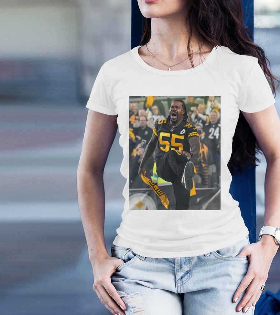 Shoutout To Joey Porter Leading Pittsburgh Steelers Towel Twirl T-Shirt